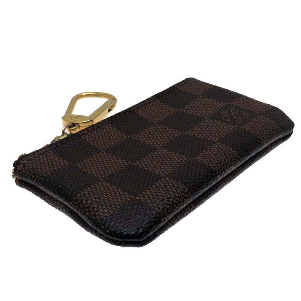 LOUIS VUITTON Authentic Brown Damier Pochette Mini Bag - Picture 4 of 9